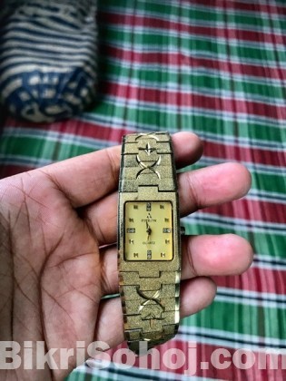 Fitron 22k gold plated foreign watch